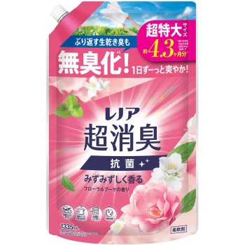 레노아 초소취 플로럴 부케 리필 초특대 1335mL P&G재팬