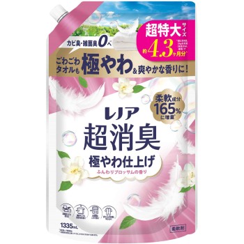 레노아 초소취 극부드러움 마무리 폭신 블로섬 초특대 1335mL P&G재팬