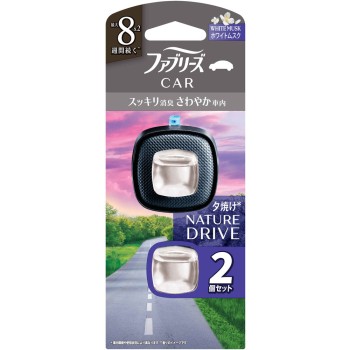파브리즈 이지 클립 드라이브 시리즈 화이트 머스크 2개 팩 2.5ml×2 P&G재팬