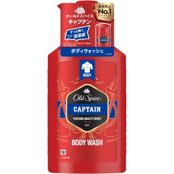 올드 스파이스 캡틴 바디 워시 펌프 440ml P&G재팬