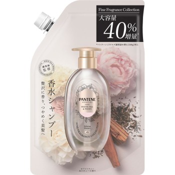 팬틴 미라클스 파인 프래그런스 화이트티 피오니 샴푸 리필 500g P&G재팬