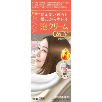 비겐 폼 크림 컬러 2N 브라이트 브라운 90g+5ml 호유