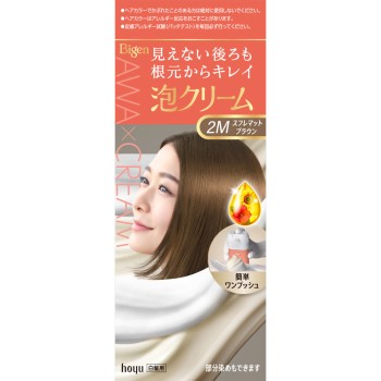 비겐 거품 크림 컬러 2M 수플레 매트 브라운 90g+5ml 호유 (의약외품)