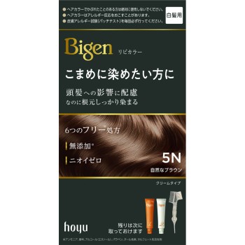 비겐 리피 컬러 5N 자연스러운 브라운 40g+40g 호유 (의약외품)