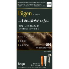 비겐 리피 컬러 6N 약간 어두운 자연스러운 브라운 40g+40g 호유 (의약외품)