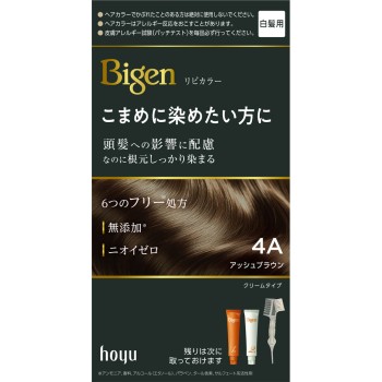 비겐 리피 컬러 4A 애시 브라운 40g+40g 호유 (의약외품)