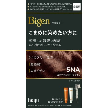 비겐 리피 컬러 5NA 딥 내추럴리 브라운 40g+40g 호유 (의약외품)