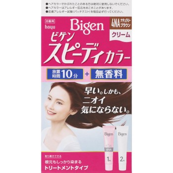 비겐 스피디 컬러 크림 4NA 내추럴리 브라운 40g+40g 호유