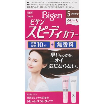 비겐 스피디 컬러 크림 5 브라운 40g+40g 호유