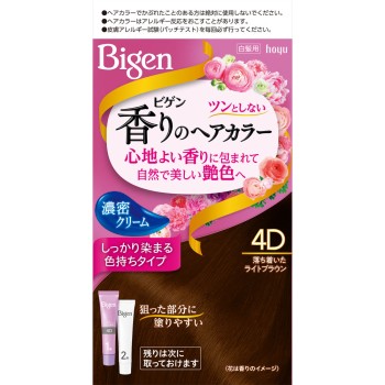 비겐 향기로운 헤어 컬러 크림 4D 차분한 라이트 브라운 호유