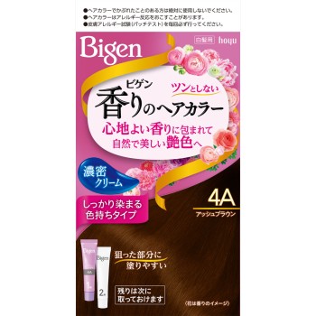 비겐 향기로운 헤어 컬러 크림 4A 40g+40g 애시 브라운 호유