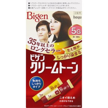 비겐 크림톤 5G 깊은 밤색 40g+40g 호유