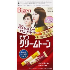 비겐 크림 톤 5MA 깊은 마론 브라운 호유