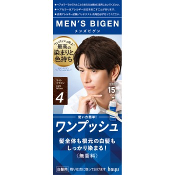 맨즈비겐 원푸시 4 라이트브라운 40g+40g 호유
