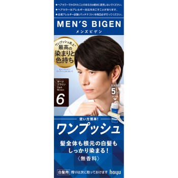 맨즈비겐 원푸시 6 다크브라운 40g+40g 호유