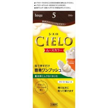 시엘로 무스 컬러 5 브라운 50g+50g 호유
