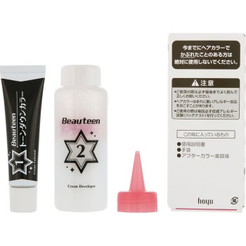 뷰틴 톤다운컬러 내추럴블랙 32g+96ml+5ml 호유