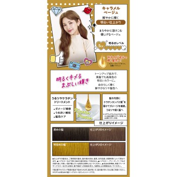 프레쉬 라이트 밀키 헤어 컬러 캐러멜 베이지 40g+80mL+15g 헨켈재팬