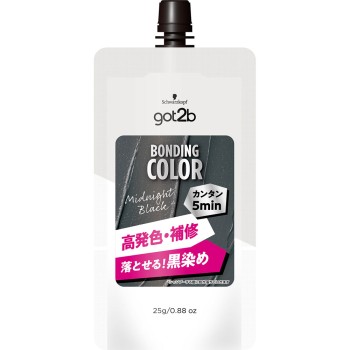 갓투비 본딩·컬러 미니 미드나이트 블랙 25g 헨켈 재팬