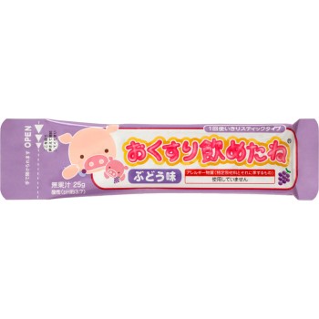 약 먹을 수 있어 스틱 타입 (포도맛) 25g×6 류카쿠산