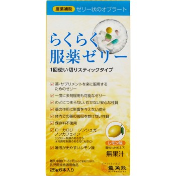 편하게 약 복용 젤리 스틱 타입 25g×6 류카쿠산