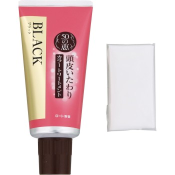 50의 혜택 두피 케어 컬러 트리트먼트 B 블랙 150g 로토제약