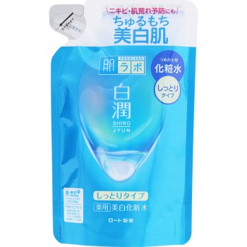 하다라보 화이트 준약용미백화장수촉촉 타입 리필 170ml 로토제약