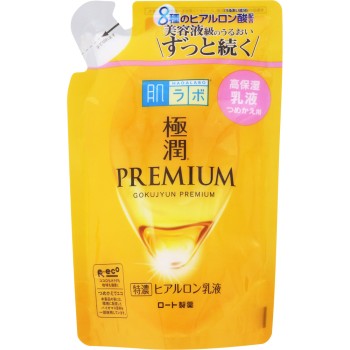 하다라보 고쿠준프리미엄 히알루론산유액 리필 140ml 로토제약
