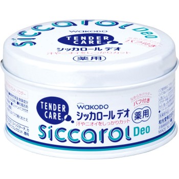 텐더케어 식카롤 데오 (퍼프 포함) 140g 와코도
