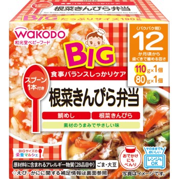 BIG 사이즈 영양 마르쉐 근채류 긴피라 도시락 110g, 80g 와코도