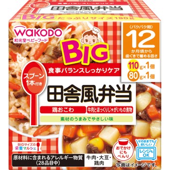 BIG 사이즈 영양 마르쉐 시골풍 도시락 110g, 80g 와코도