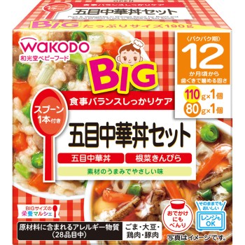 BIG 사이즈 영양 마르쉐 오목 중화 덮밥 세트 110g, 80g 와코도