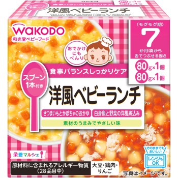 영양 마르셰 서양풍 베이비 런치 80g×2 와코도