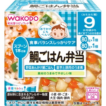 영양 마르셰 도미밥 도시락 80g×2 와코도