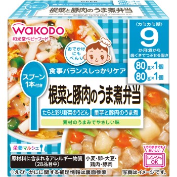 영양 마르셰 뿌리채소와 돼지고기 조림 도시락 80g×2 와코도