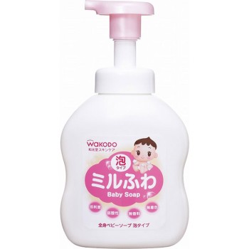 밀 후와 전신 베이비 비누 거품 타입 450ml 와코도