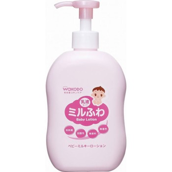 밀 후와 베이비 밀키 로션 펌프 타입 300ml 와코도