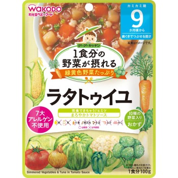 1회분 야채 섭취 구구키친 라타투이 100g 와코도