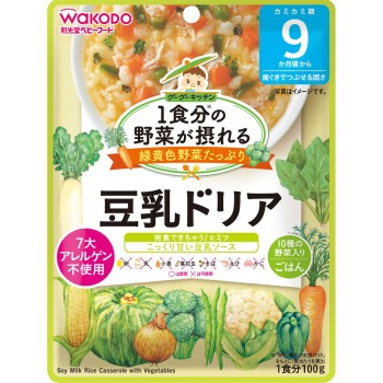 1회분 야채 섭취 구구키친 두유 도리아 100g 와코도