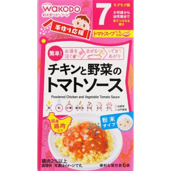 홈메이드 응원 치킨과 야채 토마토 소스 3.5g×6포 와코도