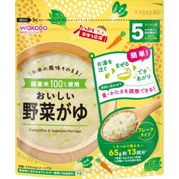 넉넉한 홈메이드 응원 맛있는 채소죽 65g 와코도
