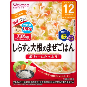 BIG 사이즈 구구키친 잔멸치와 무 비빔밥 130g 와코도