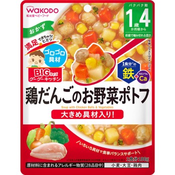 BIG 사이즈 구구키친 닭 완자의 채소 포토푀 100g 와코도