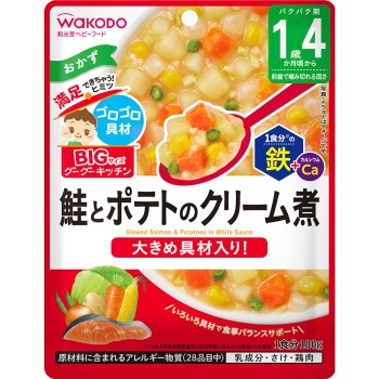 BIG 사이즈 구구키친 연어와 감자 크림 조림 100g 와코도