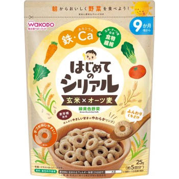 처음 먹는 시리얼 현미×귀리 녹황색 채소 25g 와코도