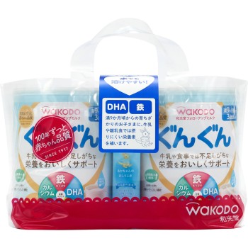후속 분유 군군 830g×2 와코도