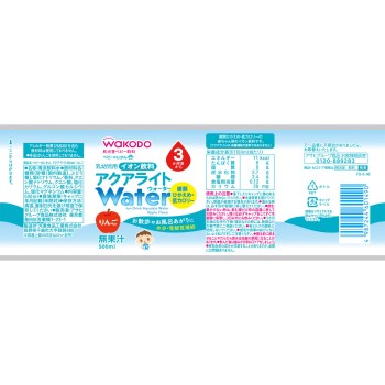 베이비 타임 아쿠아라이트 워터 사과 500ml 와코도