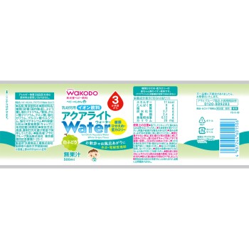 베이비 타임 아쿠아라이트 워터 청포도 500ml 와코도