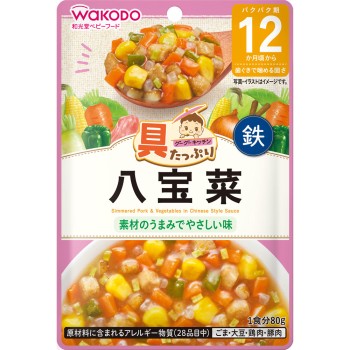 속재료 듬뿍 구구키친 팔보채 80g 와코도