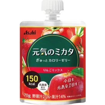 건강의 조력자 고칼로리 젤리 사과 믹스 70g 와코도